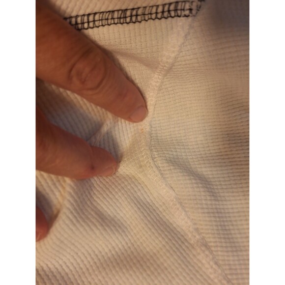 NWT Volcom Long Sleeve T-Shirt Men's Size S White Logo Crew Neck Cotton READ - Picture 9 of 9